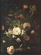 Rachel Ruysch Flowers in a vase oil painting